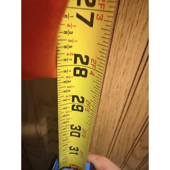 Red 70" Infinity Scarf, Preowned, Unbranded - Picture 5 of 5